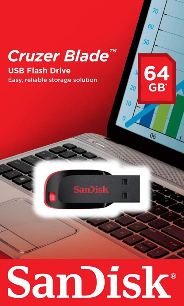 SanDisk Cruzer Blade 64GB USB 2.0 Flash Drive