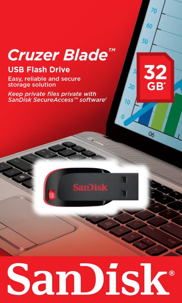 SanDisk Cruzer Blade 32GB USB Flash Drive