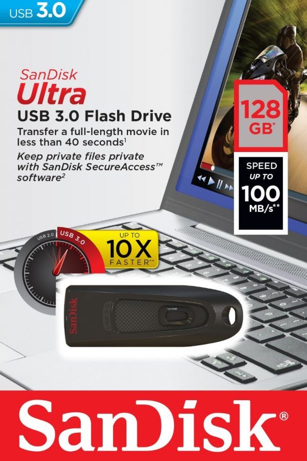 SanDisk Ultra 128GB USB 3.0 Pen Drive