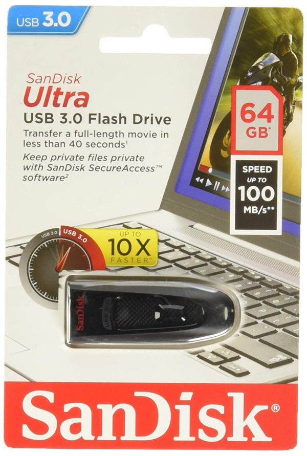 SanDisk Ultra 64GB USB 3.0 Pen Drive