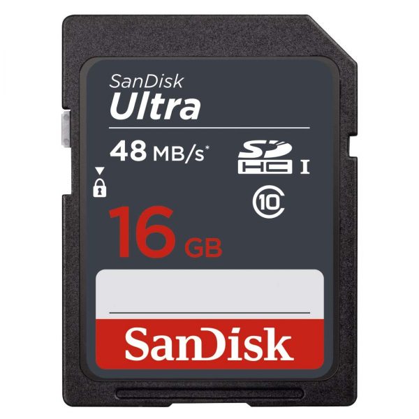 Sandisk 16GB Ultra Memory Card for Camera 48mbps